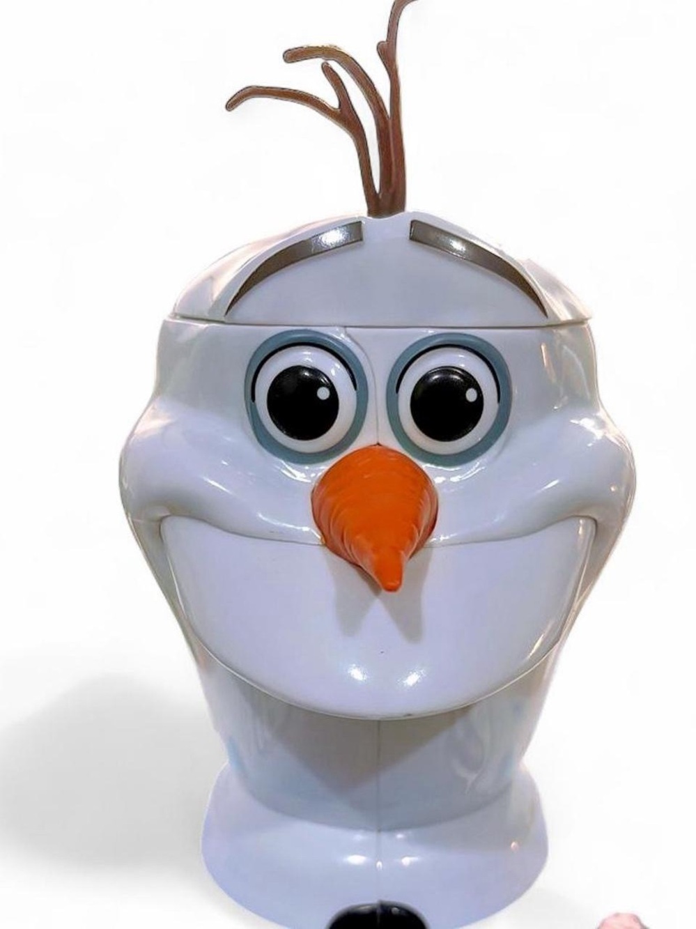 Olaf White Kids Plastic Cup with Lid